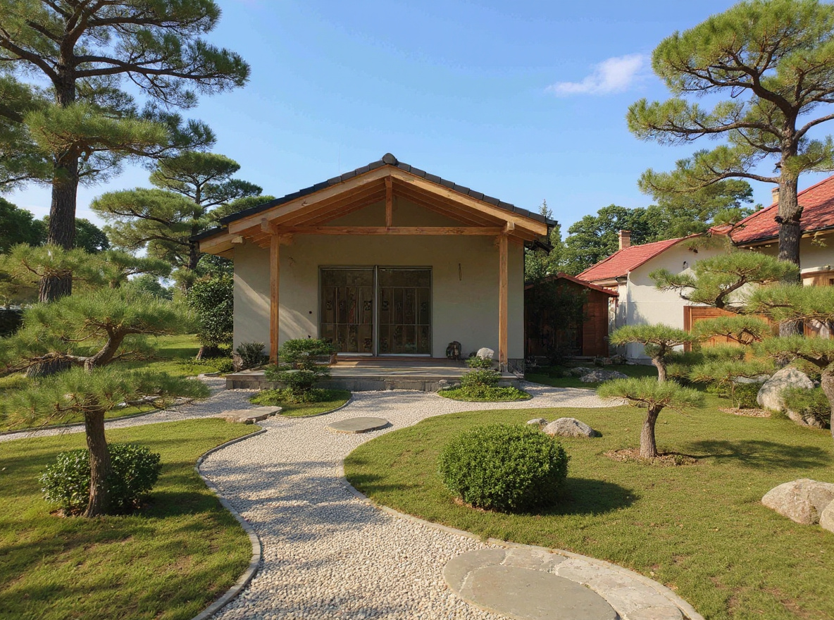 AI návrh záhrady v japonskom zen štýle