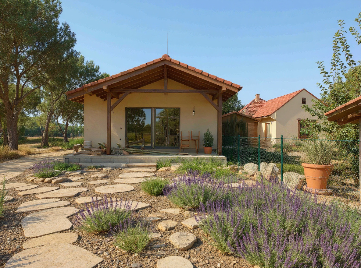 AI návrh záhrady v stredomorskom štýle