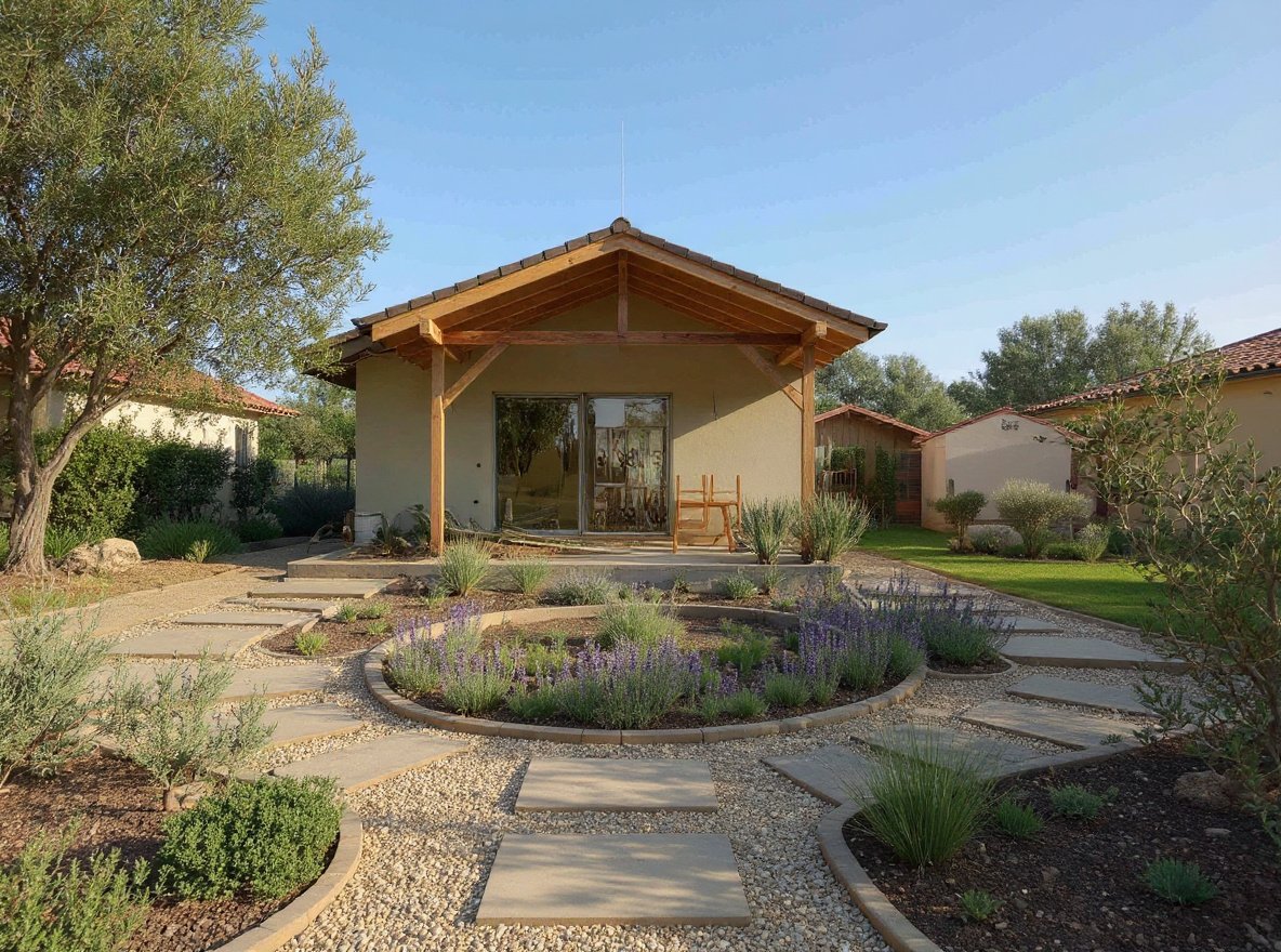 AI návrh záhrady v stredomorskom štýle