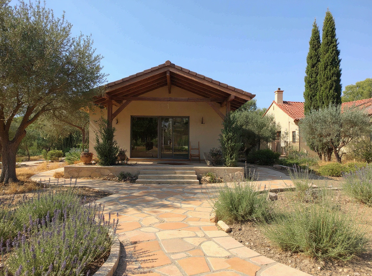 AI návrh záhrady v stredomorskom štýle