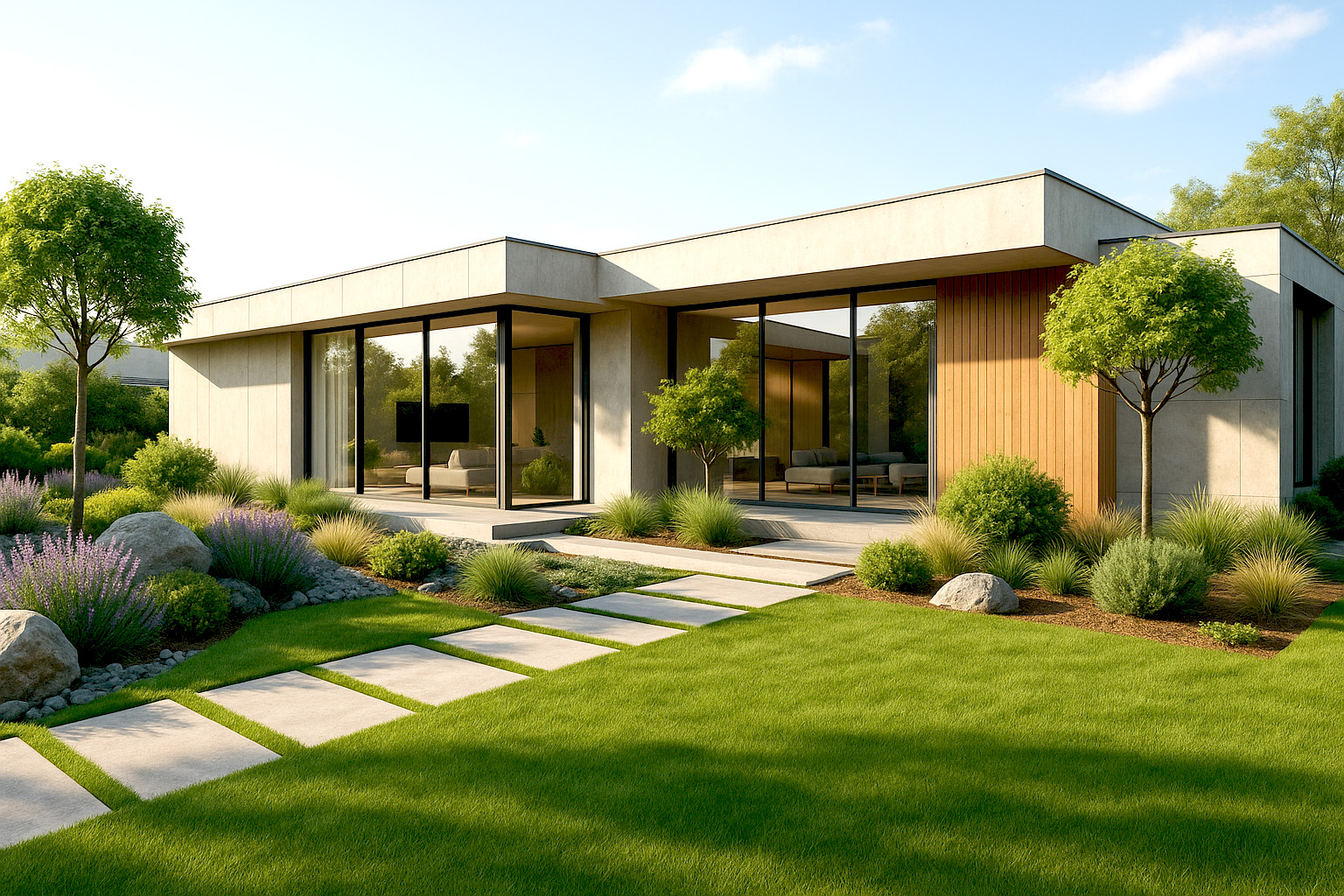 Návrh záhrady – Malinovo