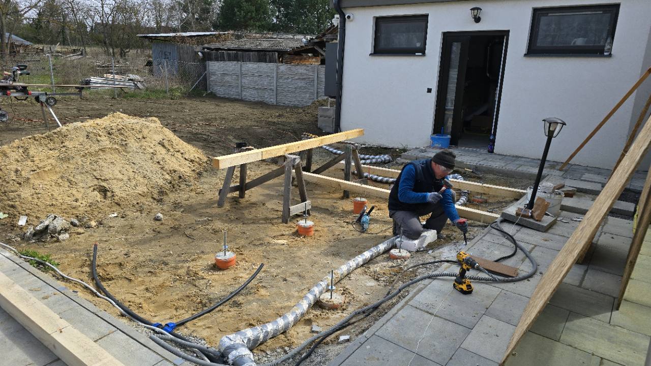 Terasa a záhradná drevostavba – Wpc Terasa Priprava Podlozia