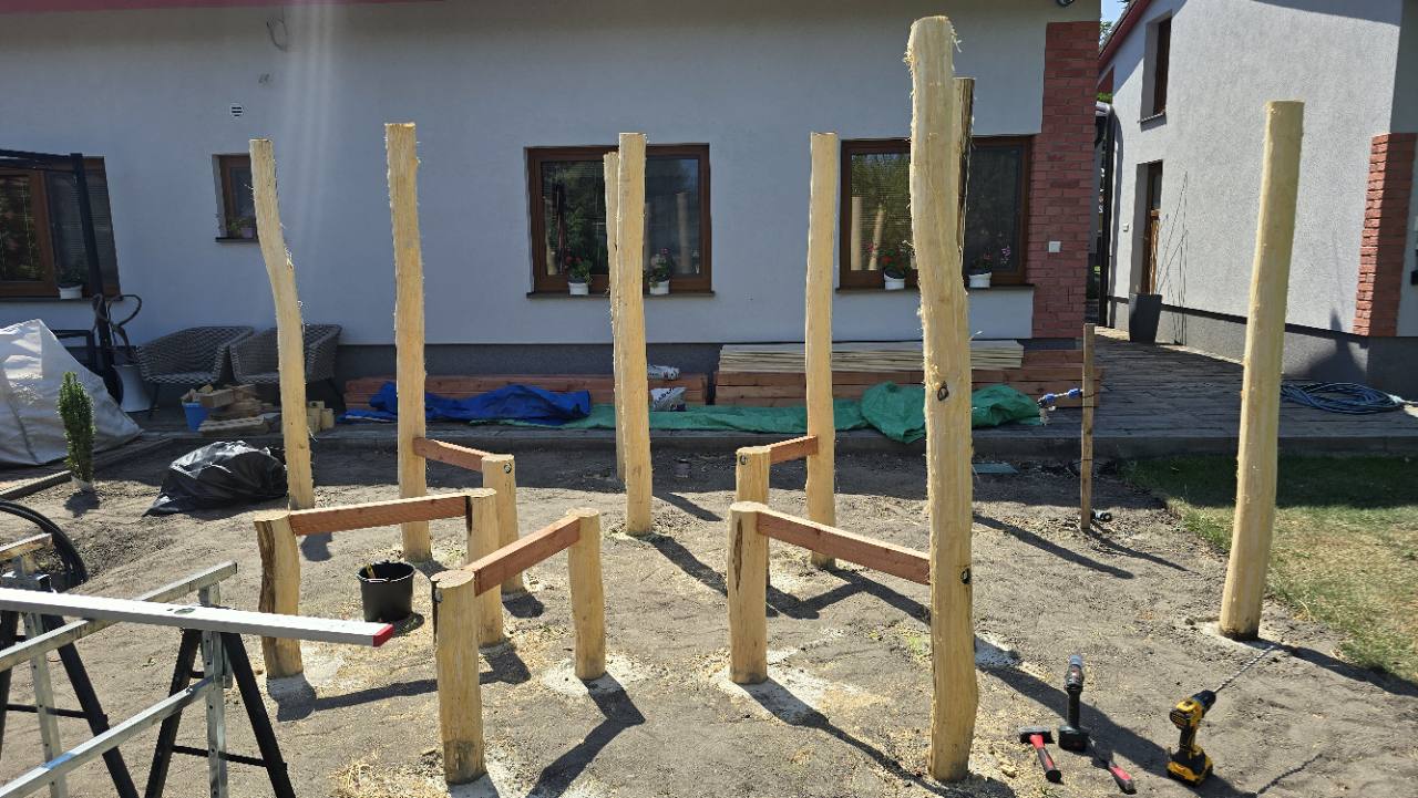 Terasa a záhradná drevostavba – Zahradna Drevostavba Nosna Konstrukcia